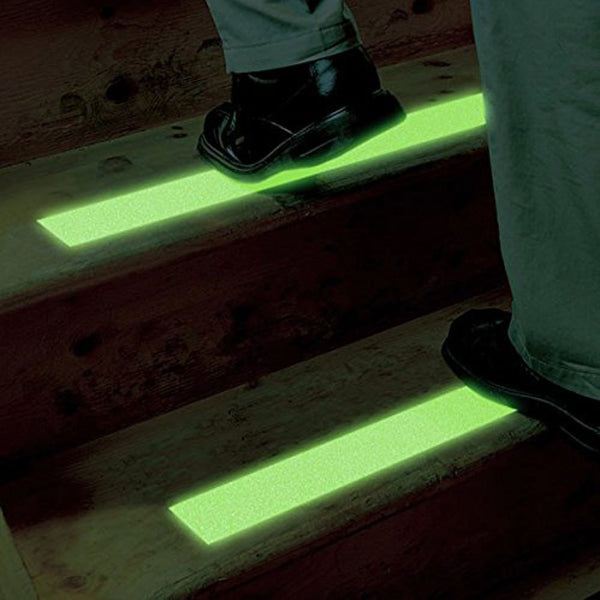 2" x 60' Pkg. of 2 Rolls - Gator Grip Photoluminescent Glow-In-The-Dark Anti-Slip Grit Tape